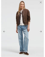 Lade das Bild in den Galerie-Viewer, Blouson OM:BER im Aviator-Stil brownie - GRETA & Rosa