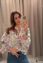 Lade das Bild in den Galerie-Viewer, BLUSE DOLCE VITA PRINT - EMILY VAN DEN BERGH - GRETA & Rosa