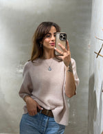 Lade das Bild in den Galerie-Viewer, KURZARM STRICKPULLOVER WASILA - GRETAUNDROSA - GRETA & Rosa