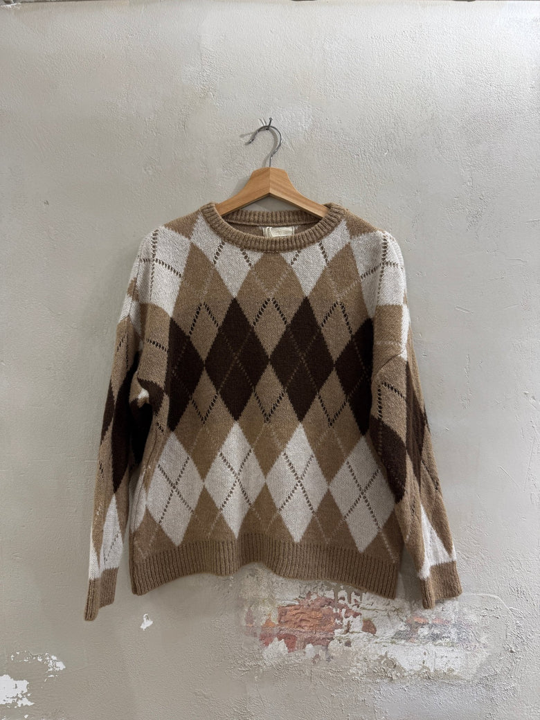 AGRYLE - STRICKPULLOVER „KARO“ - GRETA & Rosa