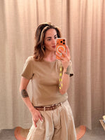 Lade das Bild in den Galerie-Viewer, BASIC T-SHIRT FEINRIPP - GRETA &amp; Rosa
