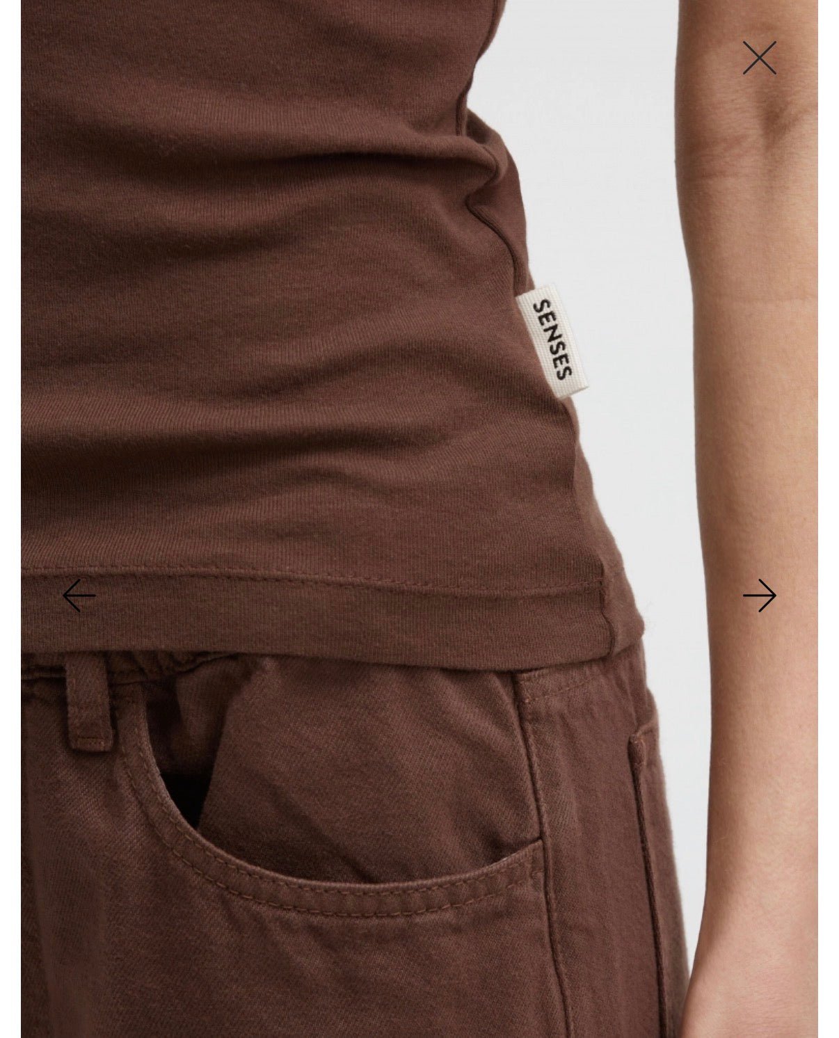 Basic Top TI:DE brownie - GRETA & Rosa