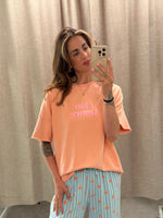 Lade das Bild in den Galerie-Viewer, BAUMWOLL T - SHIRT MIT AUFDRUCK „CIAO AMORE“ - GRETA &amp; Rosa
