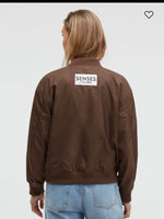 Lade das Bild in den Galerie-Viewer, Blouson OM:BER im Aviator-Stil brownie - GRETA &amp; Rosa
