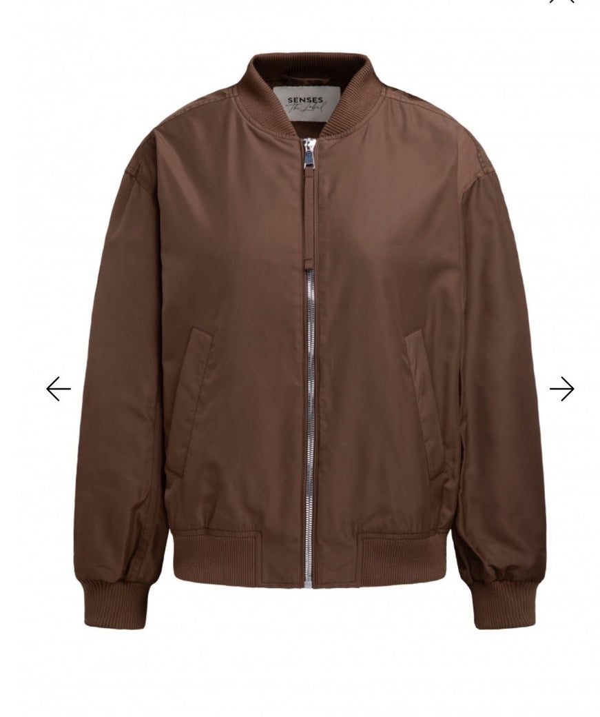 Blouson OM:BER im Aviator-Stil brownie - GRETA & Rosa