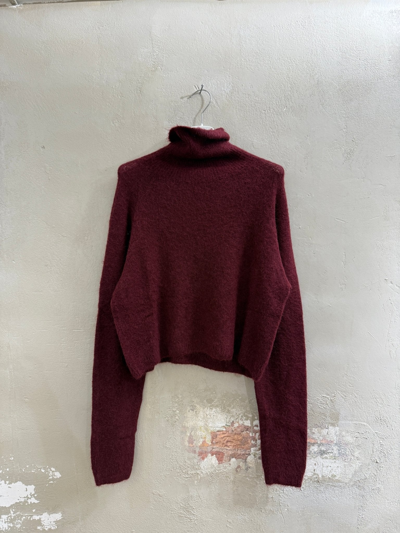 CROPPED STRICKPULLOVER MIT ROLLKRAGEN - GRETA & Rosa