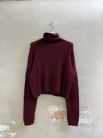 Lade das Bild in den Galerie-Viewer, CROPPED STRICKPULLOVER MIT ROLLKRAGEN - GRETA &amp; Rosa
