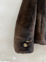 Lade das Bild in den Galerie-Viewer, EDLE FAKE FUR JACKE BRUNE - GRETA &amp; Rosa
