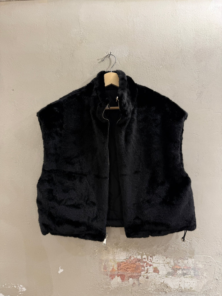 Fake Fur Wende - Weste 