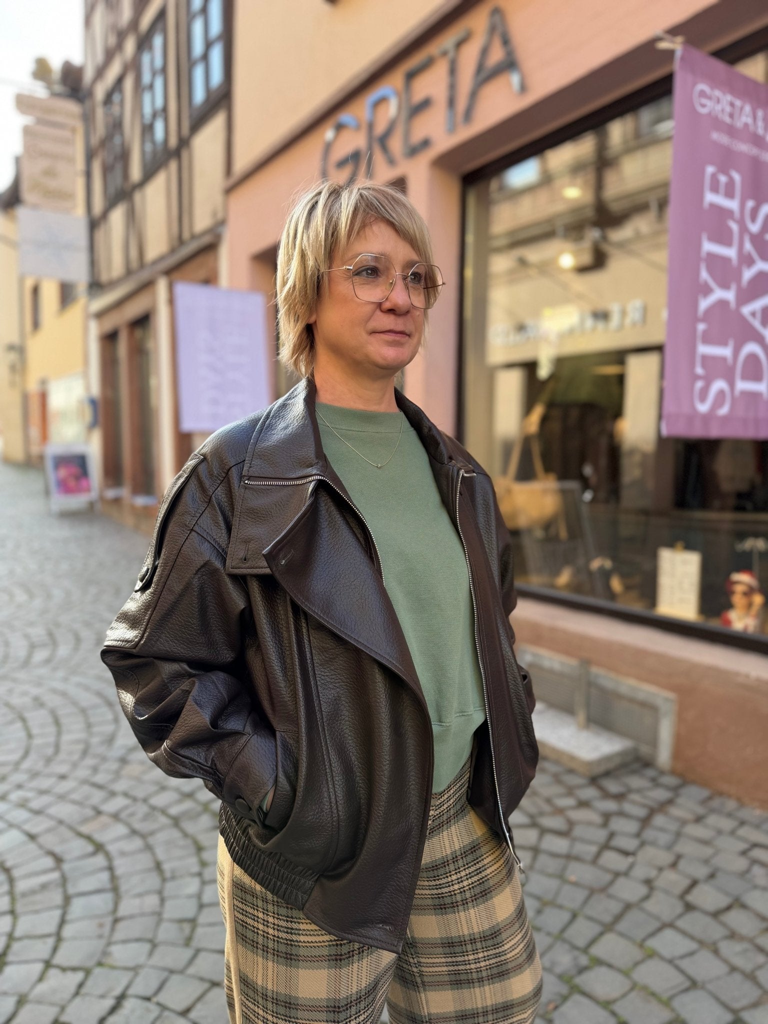 FAKE LEDERJACKE ALMA - GRETA & Rosa