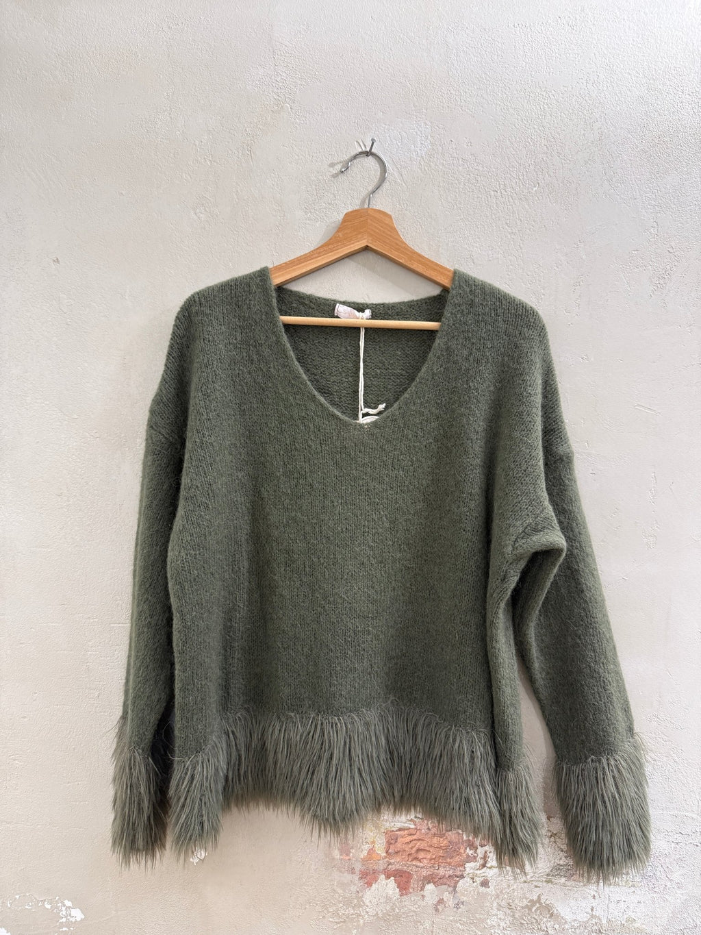 FRANSENPULLOVER MOHAIR - GRETAUNDROSA - GRETA & Rosa