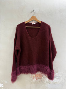 FRANSENPULLOVER MOHAIR - GRETAUNDROSA - GRETA & Rosa
