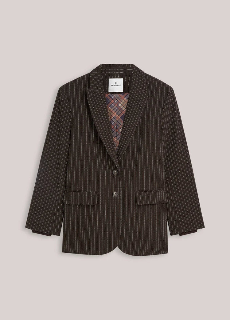 Gestreifter Boyfriend-Blazer - GRETA & Rosa