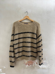 KUSCHELPULLI FUZZY - RED BUTTON - GRETA & Rosa
