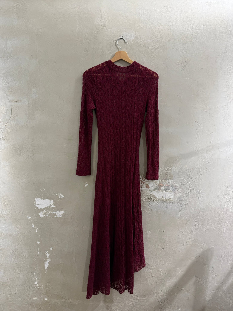 LANGES KLEID MIT SPITZE - GRETA & Rosa