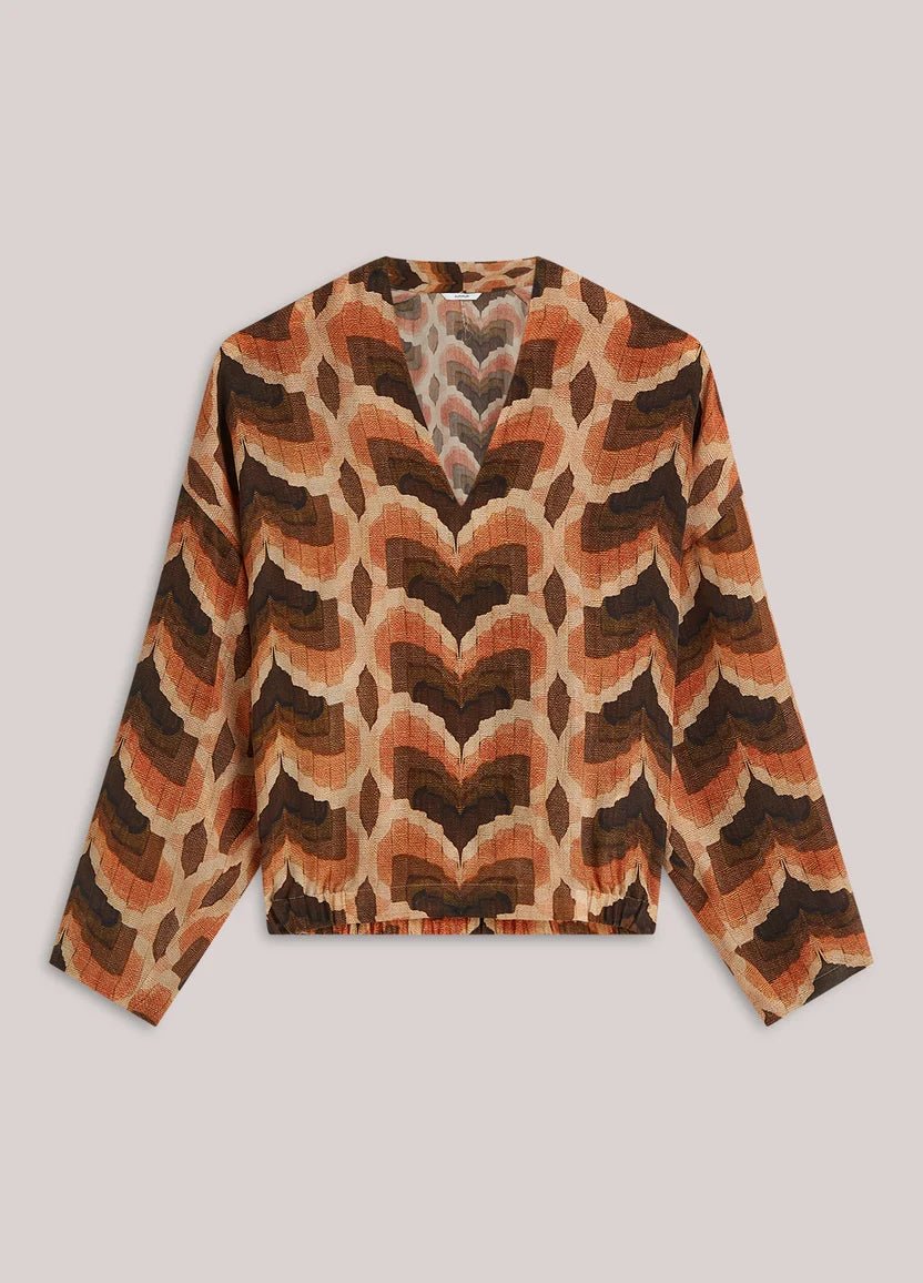 Oberteil mit geometrischem Print - GRETA & Rosa