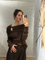 Lade das Bild in den Galerie-Viewer, OFF - SHOULDER WOLLPULLOVER DAISY - GRETA &amp; Rosa
