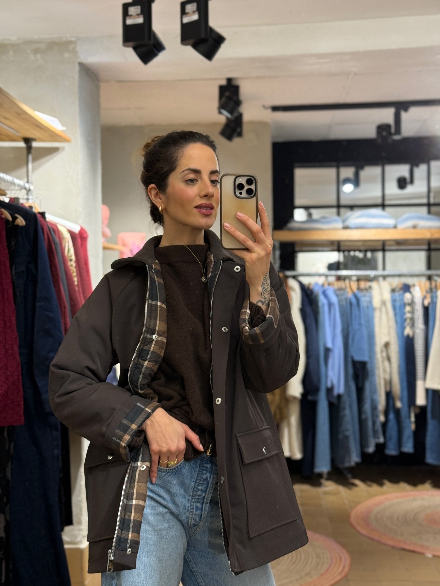 Outdoor - Jacke „Heritage Check“ in drei Farben - GRETA & Rosa