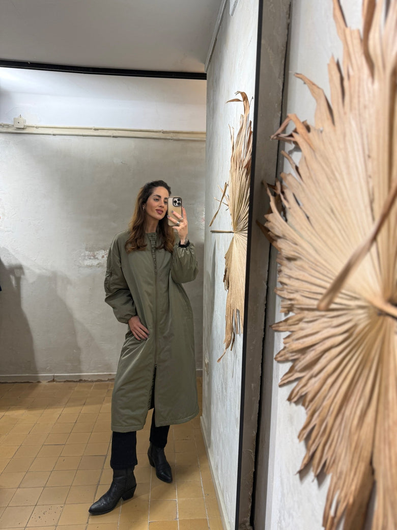 Oversize Bomber - Mantel in Egg - Shape YAYANA - BLAUSTOFF HERRLICHER - GRETA & Rosa