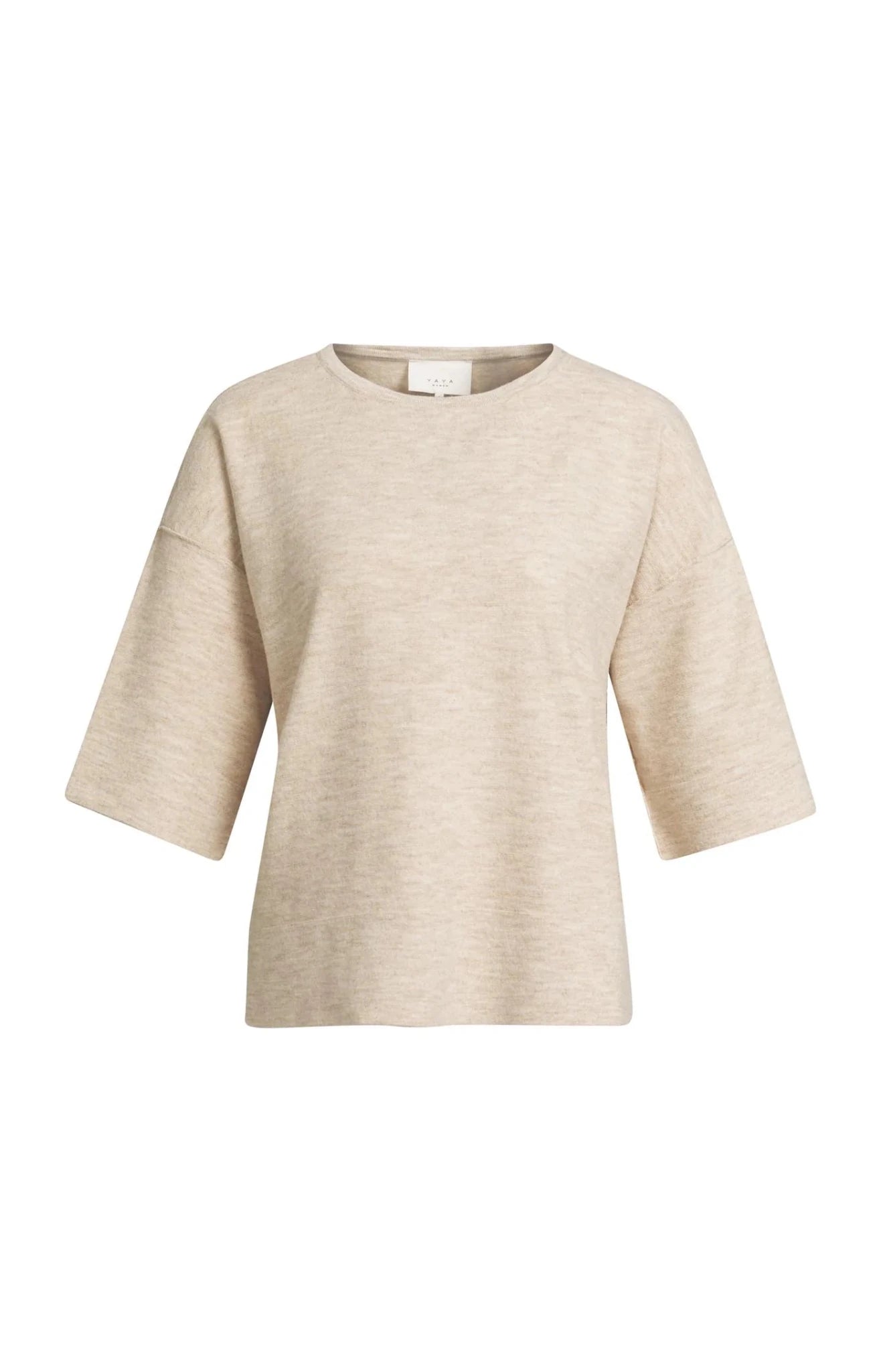 Oversize-Shirt aus Feinstrick mit halblangen Ärmeln - GRETA & Rosa