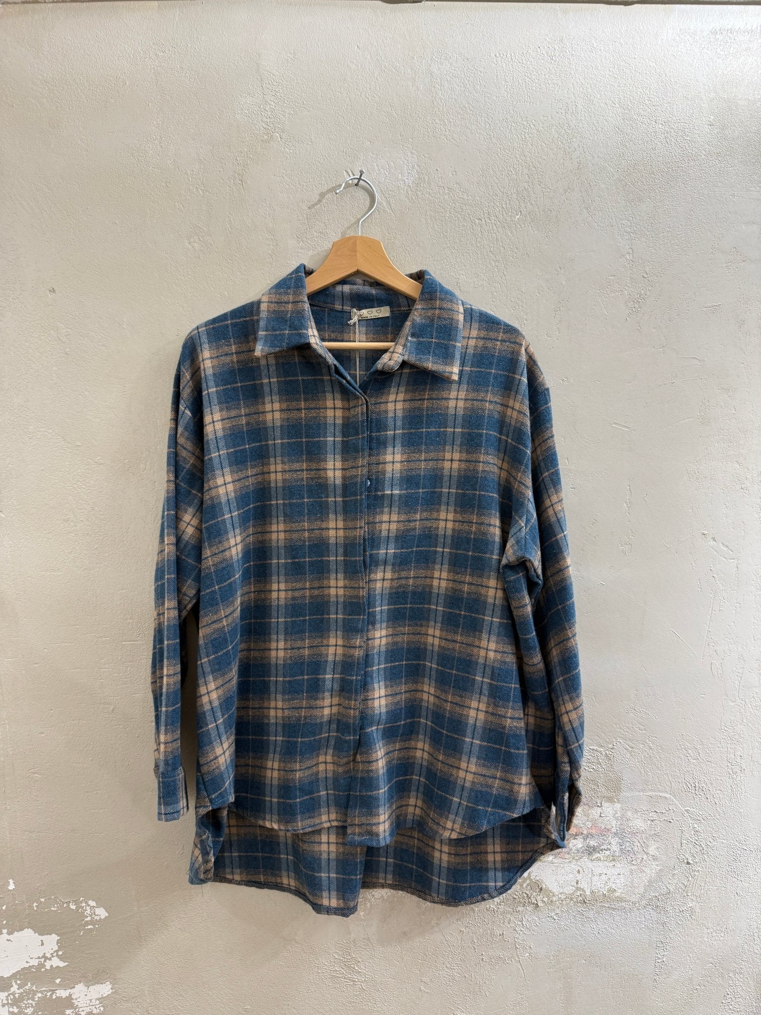 OVERSIZED FLANELLHEMD IN MEHREREN FARBEN - GRETA & Rosa