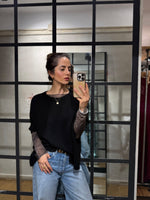 Lade das Bild in den Galerie-Viewer, PONCHO PULLOVER "BOXY" - GRETA &amp; Rosa
