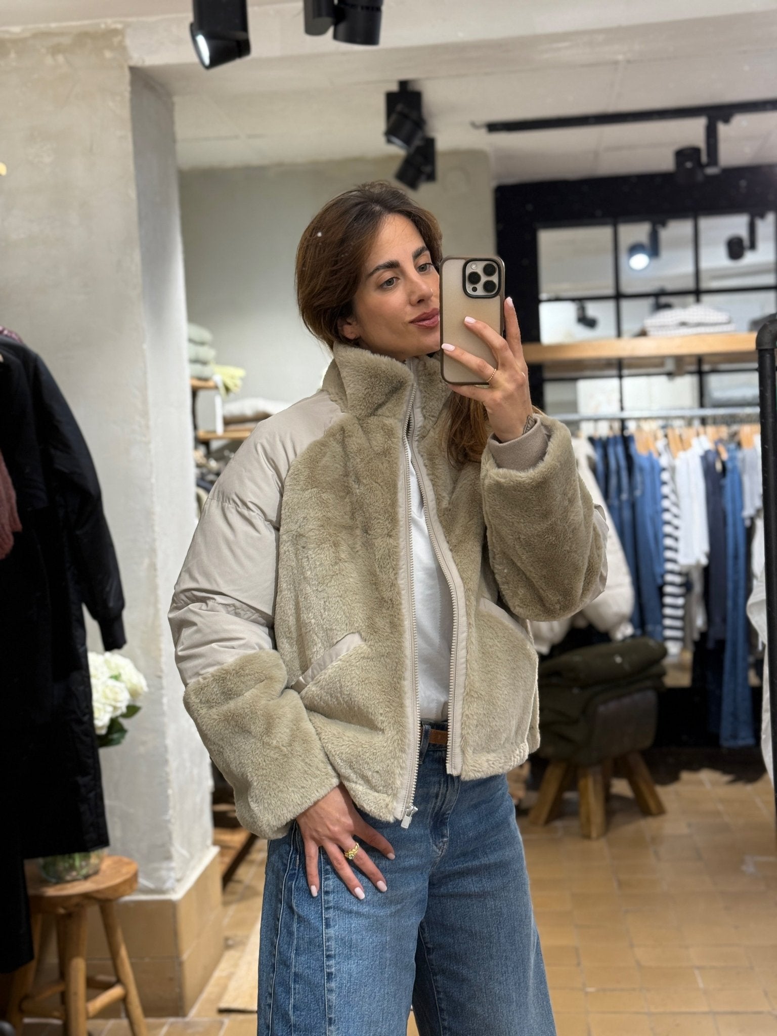 PUFFER JACKE TEDDY - YAYA - GRETA & Rosa