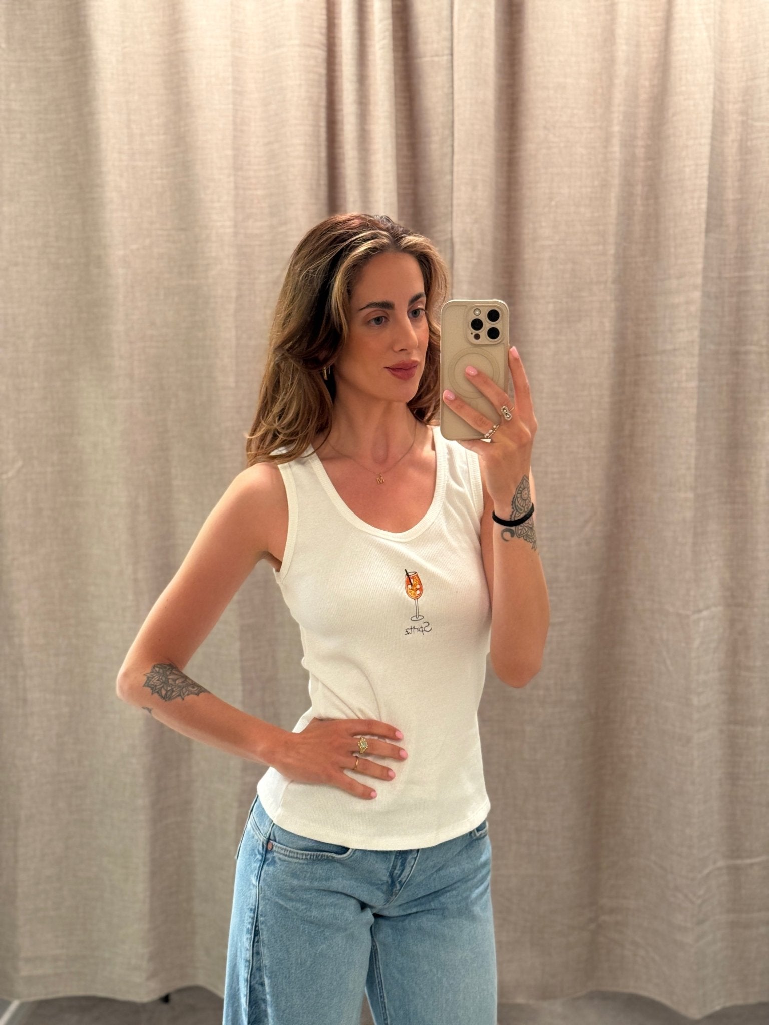 RIBBED SUMMER TOP - GRETA & Rosa