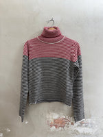 Lade das Bild in den Galerie-Viewer, ROLLKRAGEN PULLOVER "DUO" MIT STREIFEN - HERRLICHER - GRETA &amp; Rosa
