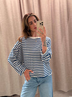 Lade das Bild in den Galerie-Viewer, STREIFEN SWEATSHIRT AUS BAUMWOLLE - GRETA &amp; Rosa
