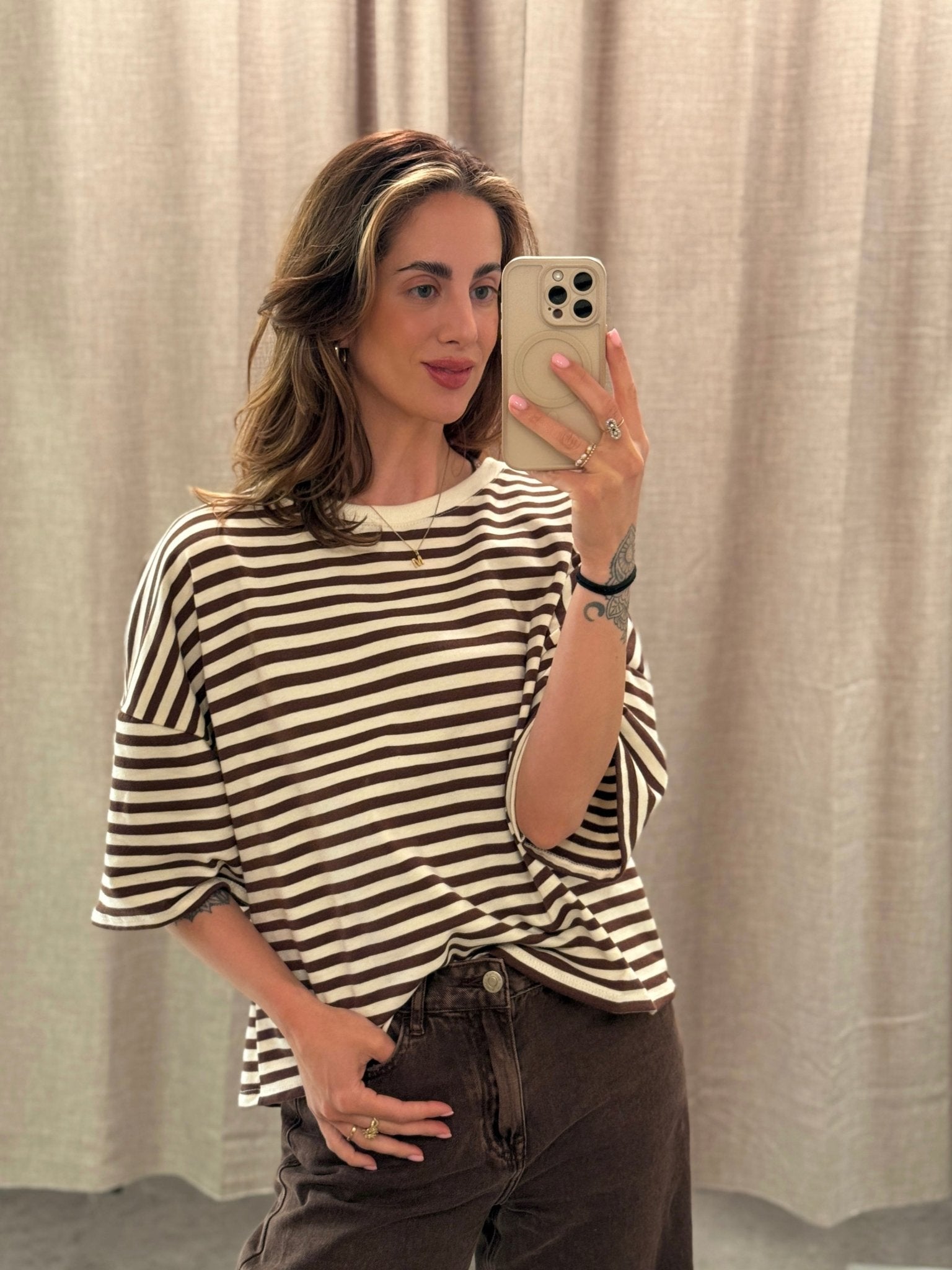 STREIFEN T - SHIRT AUS BAUMWOLLE - GRETA & Rosa