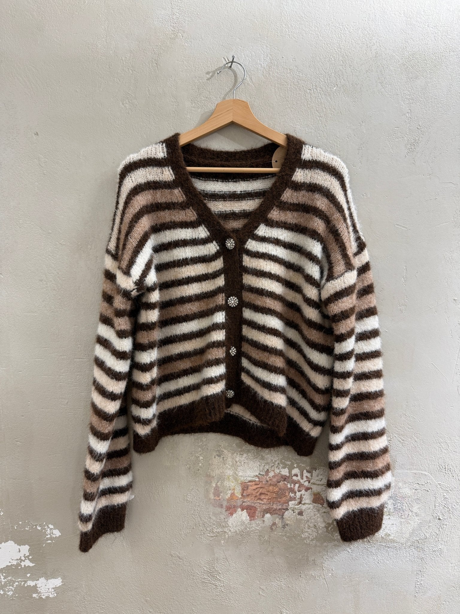 STRICKCARDIGAN CHOCO - GRETA & Rosa