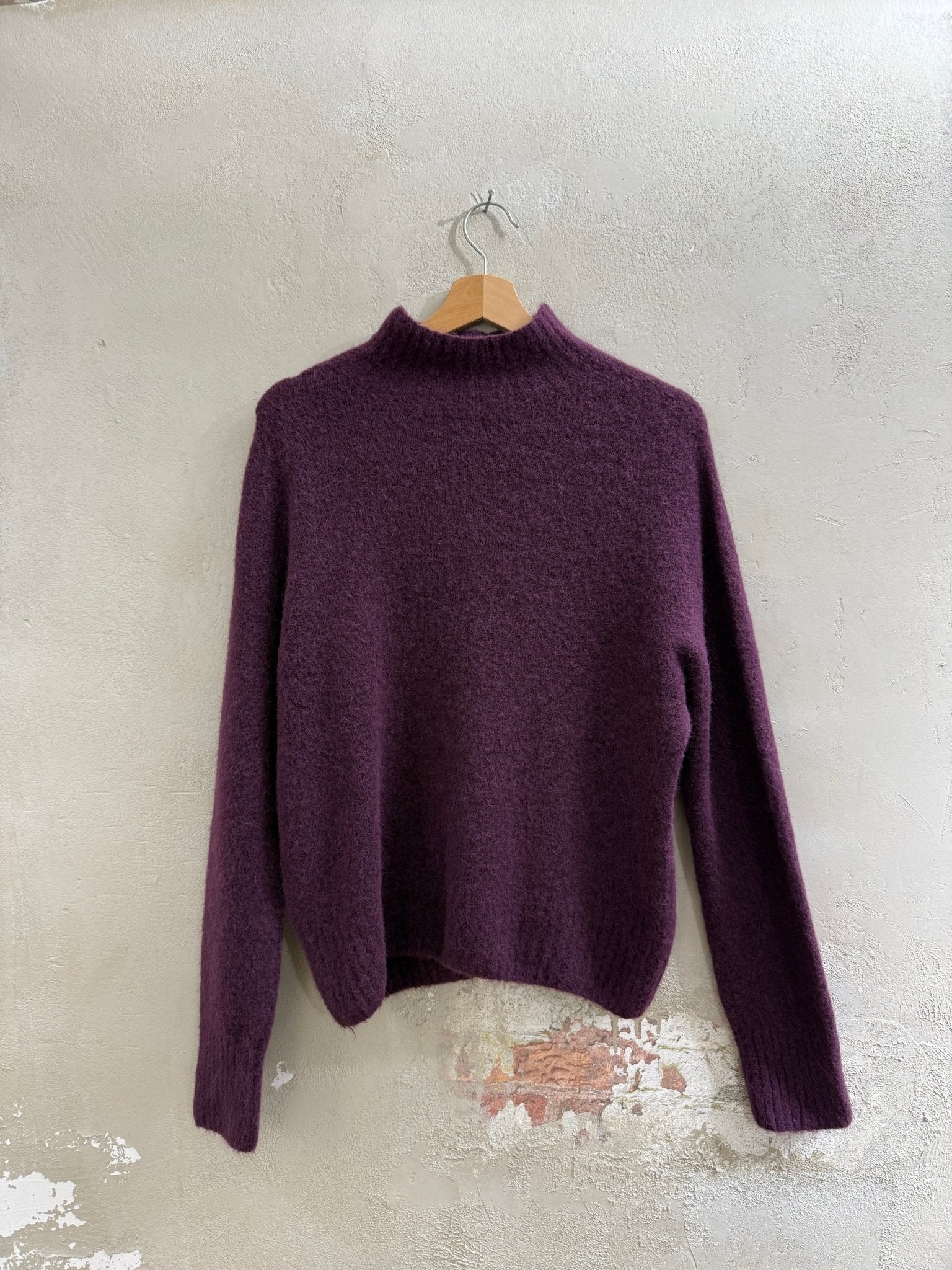 STRICKPULLOVER AUBERGINE - GRETA & Rosa