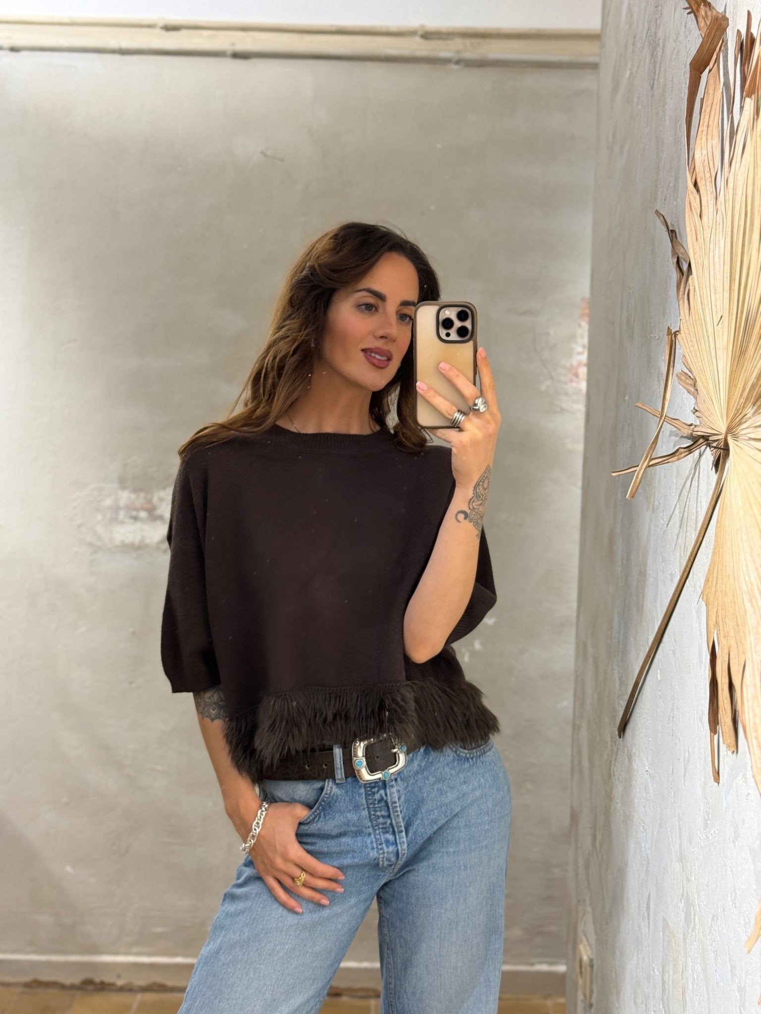 STRICKSHIRT FEATHERY - GRETA & Rosa