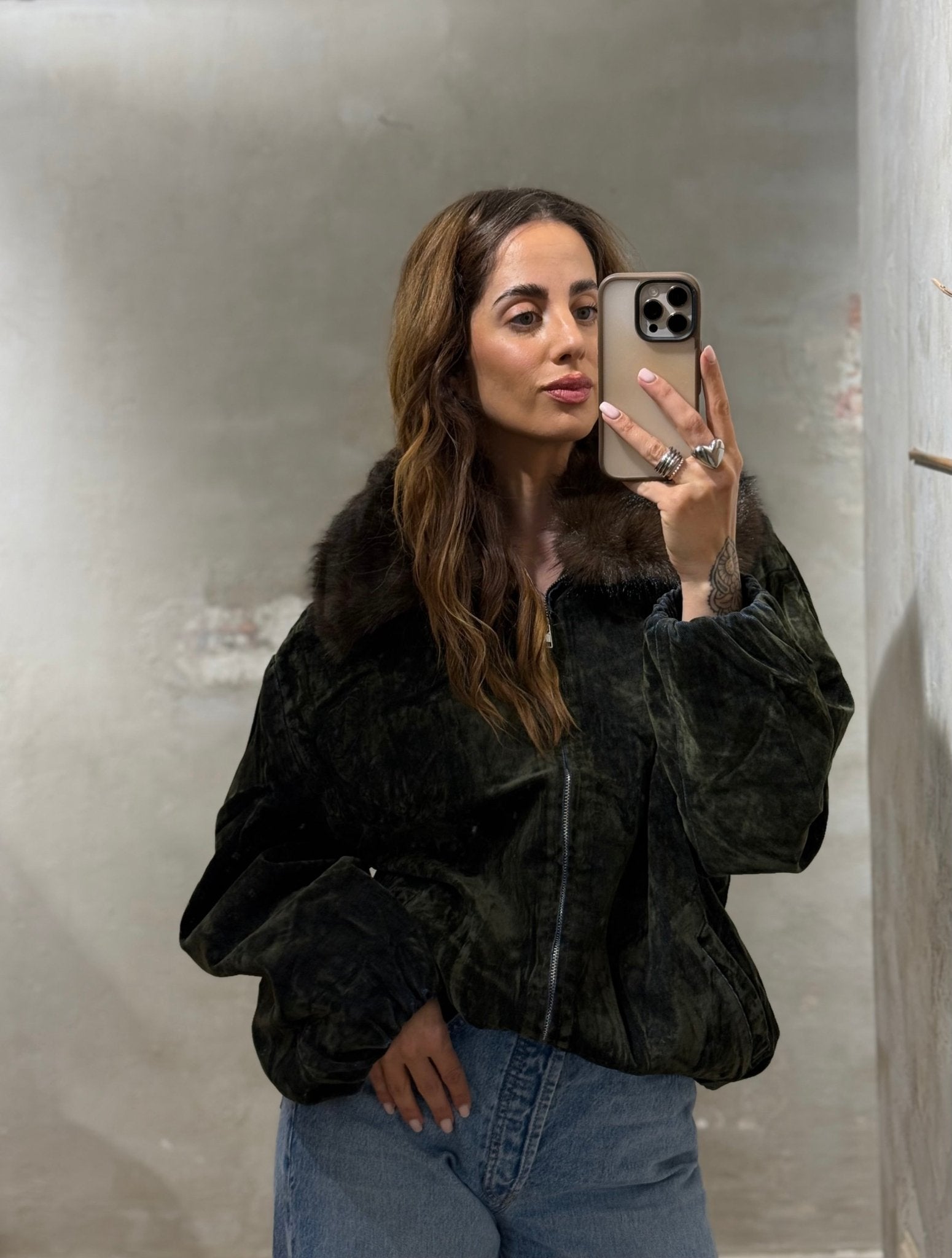 VELVETJACKE FURRY - GRETAUNDROSA - GRETA & Rosa