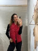 Lade das Bild in den Galerie-Viewer, WATTIERTE WESTE CIERRA - BLAUSTOFF HERRLICHER - GRETA &amp; Rosa
