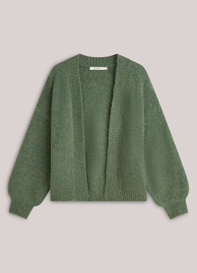 Weiche Strickjacke mit Puffärmeln - GRETA & Rosa