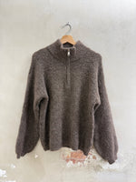 Lade das Bild in den Galerie-Viewer, WOLLPULLOVER MIT REISSVERSCHLUSS „TROY“ - GRETA &amp; Rosa
